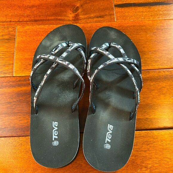 Teva Wedge Strappy Sandals - Picture 3 of 10